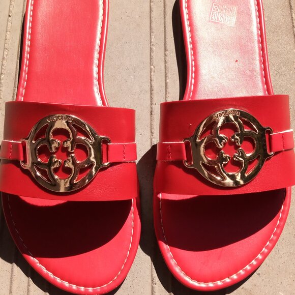 ✨ Red Sandals - Size 43 (Women’s) ✨ - Picture 1 of 2